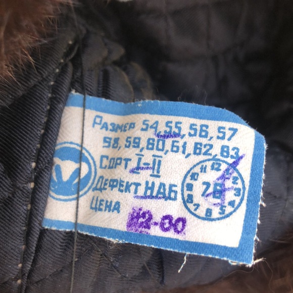 Vintage PMK Russian Mink Hat with flaps - Picture 5 of 5